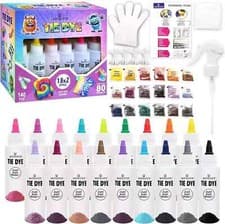 Image of WINSONS 18x2 - Color Tie Dye Party Kit – Fun DIY Fabric Dye Set for Creative Art