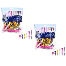 Image of PGA TOUR Castle Golf Tees Plastic Tees Mixed Fairway Driver x2 Packs of 200