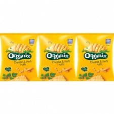 Image of Organix Goodies Organic Cheese & Herb Puffs 4 x 15g
