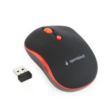 Image of 8716309103909 Wireless optical mouse black-red GEMBIRD