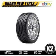 Image of 2x 245/50R20 Goodyear Eagle Sport AllSeason 245 50 20 105V XL Tyres C-Rated Wet