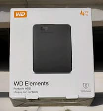 Image of WD Elements Portable 4TB External Hard Drive - HDD USB 3.2, PC - Mac