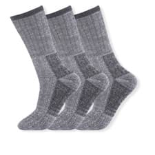 Image of 3 Pairs Men's Merino Wool Socks Outdoor Walking Work Boot Thermal Socks UK 6-11