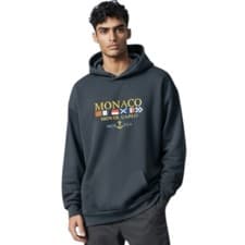 Image of NEW Monaco Monte Carlo Yacht Club Men's Gray Hoodie
