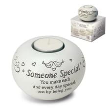 Image of Said with Sentiment Tealight Holder - Someone Special