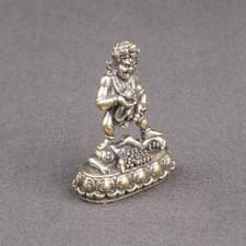 Image of Mini Buddha Statue Chinese God of Wealth Figurine Desk Figure Table Centerpieces