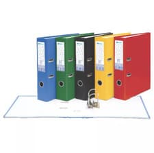 Image of 5 10 20 50 x 70mm A4 Lever Arch Files Blue, Red, Black, Yellow, Green All 24h !
