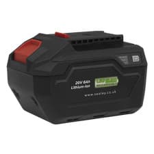 Image of Sealey 20V 6Ah Li-Ion Power Tool Battery LED Indicator For CP20V Series CP20VBP6