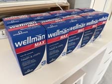Image of 10x boxes of Wellman Max Multivitamins 84