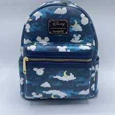 Image of Disney Mickey Mouse Clouds Constellations Loungefly Mini Backpack Bag NWT