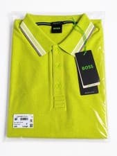 Image of Hugo Boss polo top, Bright Green, Size - Large