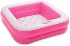 Image of Inflatable Baby Pool Intex Play Box Pool Lightweight Pool, 86 x 88 x 25cm (Pink)