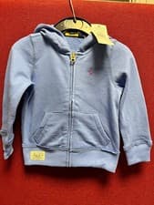 Image of Ralph Lauren Long Sleeve Full Zip Hoodie Blue Age 2 Years TD037 AA 12