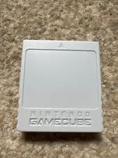Image of OFFICIAL NINTENDO GAMECUBE MEMORY CARD GREY DOL-008 59 BLOCKS GENUINE **MINT**