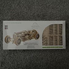 Image of UGEARS U-9 Grand Prix Car Wooden Kit