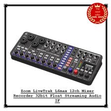 Image of Zoom LiveTrak L6max 12ch Mixer Recorder 32bit Float Streaming Audio IF