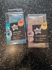 Image of Tommee Tippee 0m+ Vary Flow & 6m+ Advanced Anti Colic Teats