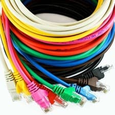 Image of RJ45 Cat5e Network LAN Cable Ethernet Patch Lead Fast Internet 0.25m- 50m Lot
