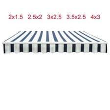 Image of Retractable Awning Manual Outdoor Garden Canopy Patio Sun Shade Shelter 8 Colour