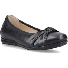 Image of Hush Puppies Lilith Knot Ballerina Black