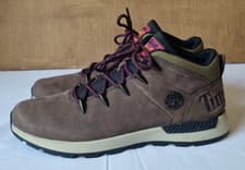 Image of Timberland Men's Sprint Trekker Mid Hiker Dark Brown Boots