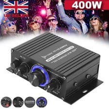 Image of 40W Power Digital Amplifier HIFI Mini Stereo Audio AMP FM Mic Home Car