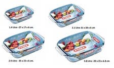 Image of Pyrex Optimum Glass Rectangular Roaster High Resistance Easy Grip
