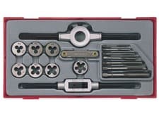 Image of Teng TTTD17 Rethreading Tap & Die Set 17 Piece