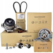 Image of Genuine VW Audi Timing Belt Kit & Water Pump 1.6 2.0 TDI 04L198119K 04L121011N