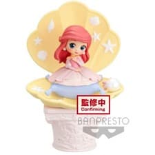 Image of Banpresto Ariel Q Posket Stories Disney Little Mermaid Pink Dress Style