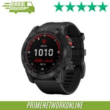 Image of Garmin Fenix 7X – Solar Edition Smartwatch (Slate Grey with Black Band)
