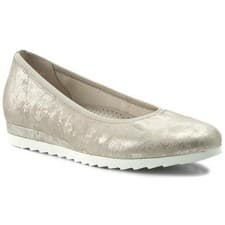 Image of Gabor Women's Ballerina Pumps Slipper Ballet Shoe Golden Metallic EU 35.5, UK 3