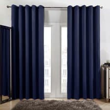 Image of OHS Eyelet Blackout Curtains PAIR of Thermal Ring Top Ready Made Luxury
