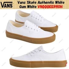 Image of Vans Skate Authentic White Gum White VN000EER9DH Men's Size
