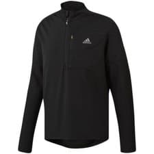 Image of adidas Men's Climawarm Gridded 1/4 Zip- Black Small