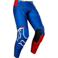 Image of Fox Racing Youth 180 Skew MX Motocross Pants White Red Blue