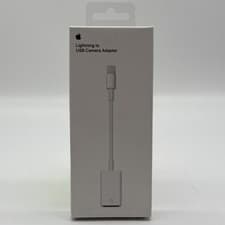 Image of OFFICIAL GENUINE APPLE LIGHTNING TO USB CAMERA ADAPTER CABLE A1440 ORIGINAL NEW
