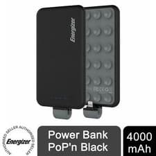 Image of Energizer 4000mAh Pocket Power Bank with Micro USB, Black