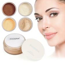 Image of PHOERA No Filter Setting Loose Powder Face Translucent Foundation Makeup Puff UK