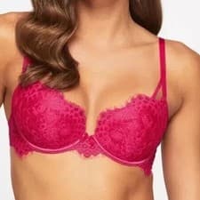 Image of Ann Summers -SWEET SERENADE - Padded Plunge Bra Size 34E - RRP£20 New.With Tags