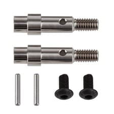 Image of Team Associated B6 Front Titanium Hex Adapter Front Axles
