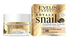 Image of Eveline Cosmetics Royal Snail Strong Lifting Cream 50+ Repair Snail Filtrate 4%