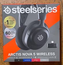 Image of STEELSERIES ARCTIS NOVA 5 WIRELESS MULTIPLATFORM GAMING HEADSET PC PS5 SWITCH