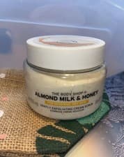 Image of Body Shop Almond Milk & Honey Exfoliating Cream Scrub 250ml New