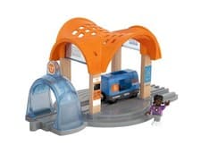 Image of BRIO Smart Tech Sound Action Tunnel Station 33973 Automated Wooden Railway Set