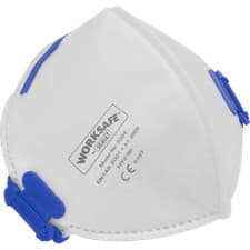 Image of Sealey Fold Flat FFP2 Disposable Dust Masks Pack of 10