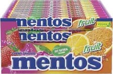 Image of Mentos Party Sweets - Fruity Chewy Sweets (Pack of 40 Rolls) Fast Delivery