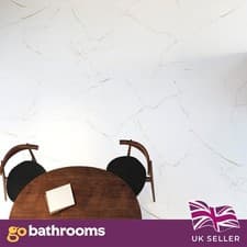 Image of White 4D Marble Tile Matt Ceramic Indoor Wall Tiles 1000mm x 330mm 1 Box |Willow