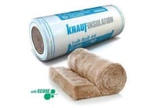 Image of Knauf Earthwool Loft Roll 44 Combi-Cut Insulation 100mm 13.89sm per roll