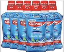 Image of Colgate Plax Cool Mint Mouthwash with CPC 500 ml, Pack of 6